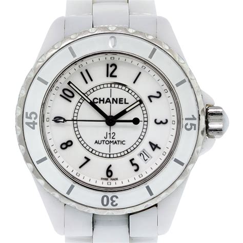 montre chanel j12 blanche|chanel j12 automatic.